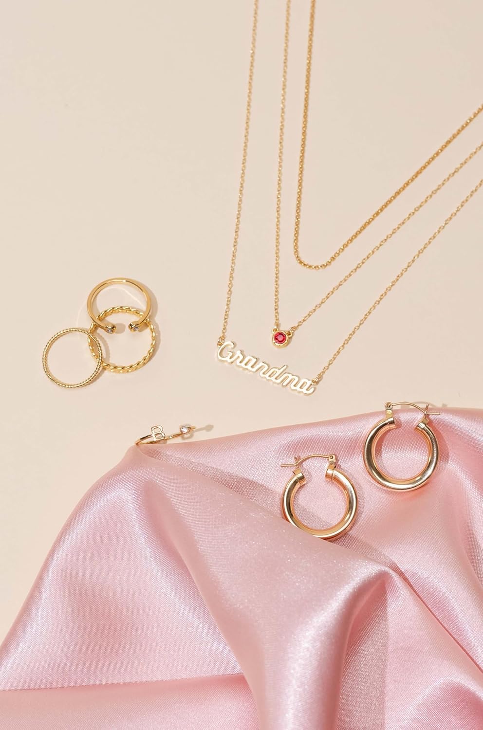 Grandma Necklace | Handmade in the USA, 14K Gold Fill Chain & Plated Charm - Image 3