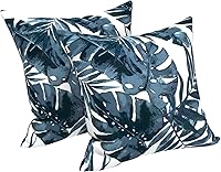 Vista 159 de LVTXIII - Juego de fundas para cojines de sofá, patio o sillón de exteriores, cuadradas y decorativas, 2 unidades de 16" x 16", sin relleno