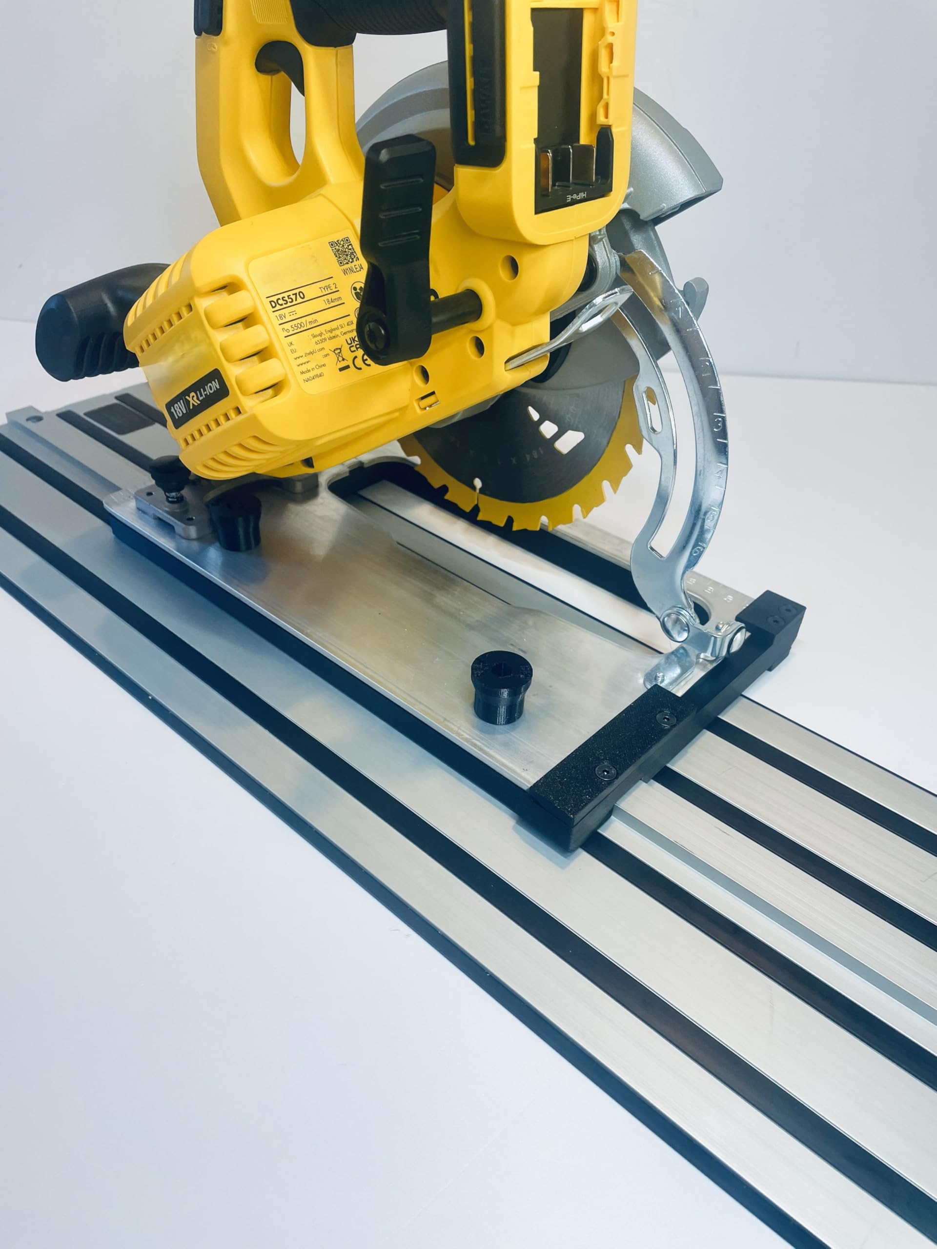 Adaptateur de rail de guidage compatible avec les rails de guidage Dewalt DCS570 / DWE575 / DCS575 / DCS578 / DCS573 Dewalt