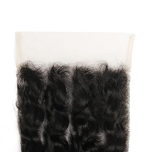 Miniatura 4 de Cierre de encaje HD transparente de 5 x 5, cierre de encaje HD 12A, parte libre de cabello humano virgen brasileño prearrancado con abuelitos, color