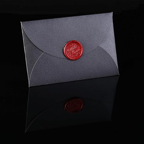 Miniatura 6 de Yoption Cuentas de cera de sellado rojo metálico, kit de 150 cuentas de sello de cera para sello de cera, cuentas de sello de cera octágono con una