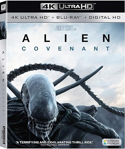 Alien Covenant 4k + Blu-ray + Digital 4K UHD