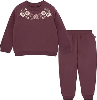 Modern Moments by Gerber Baby Girls' Sweatshirt and Jogger Set