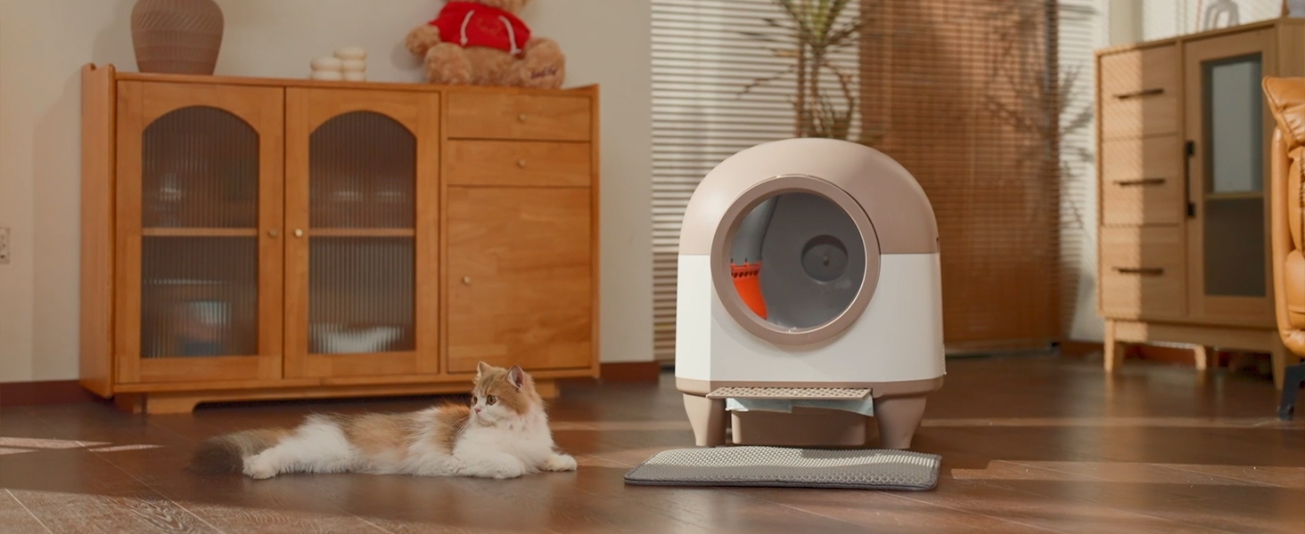 Amazon | Alebert(アレベルト) 猫 自動トイレ オシッコが漏れない 猫