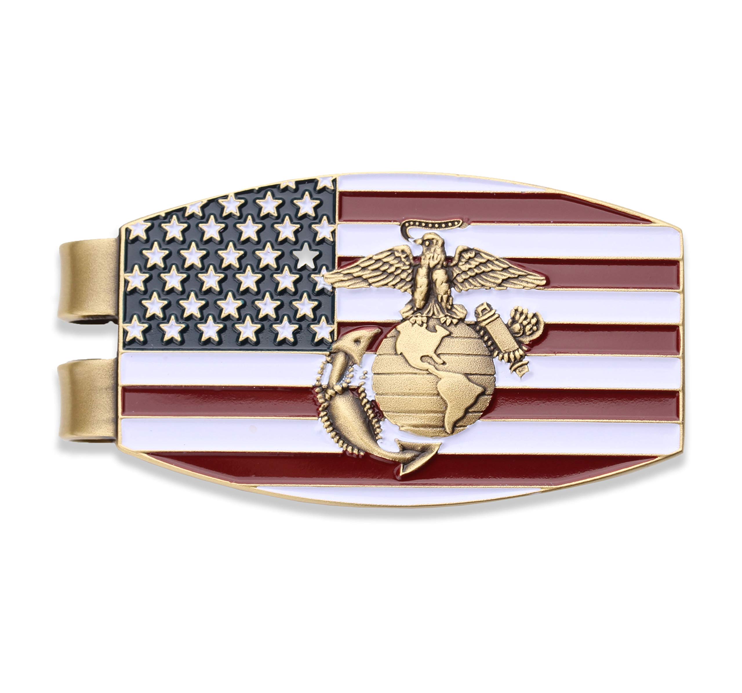 Pince à billets USMC protège vos cartes et billets Marines Devil Dog - 4