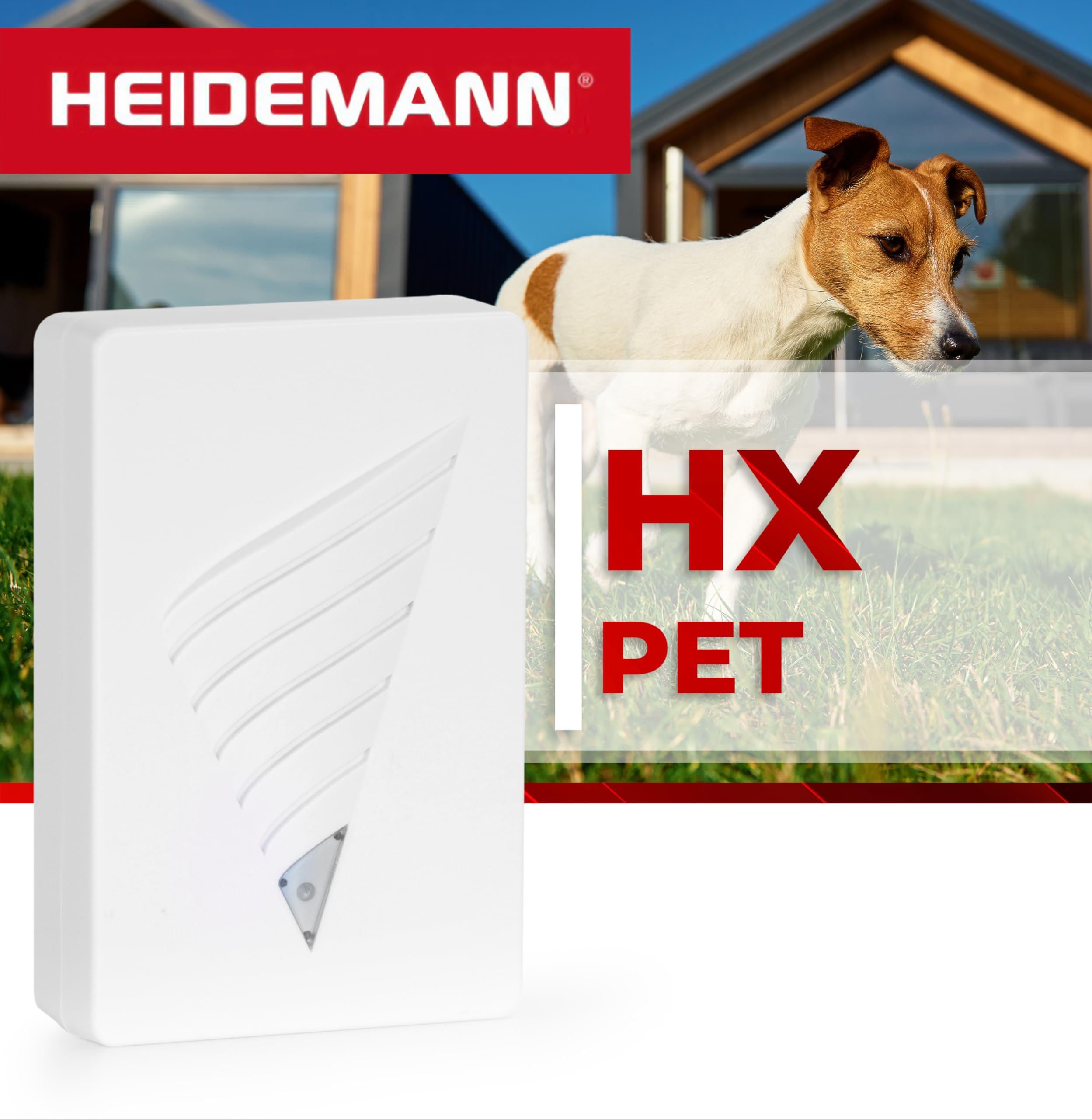 HEIDEMANN Funkklingel Set HX Pet - Haustierklingel - erweiterbar - HX Funklingel