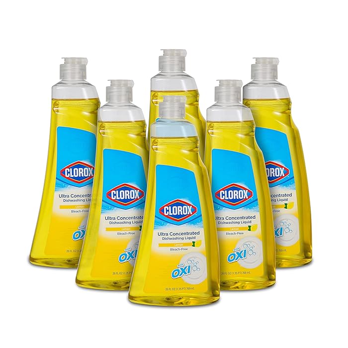 Buy Clorox Liquid Dish Soap Antibacterial OXY Powered Dishwashing Liquid Cuts Through Tough