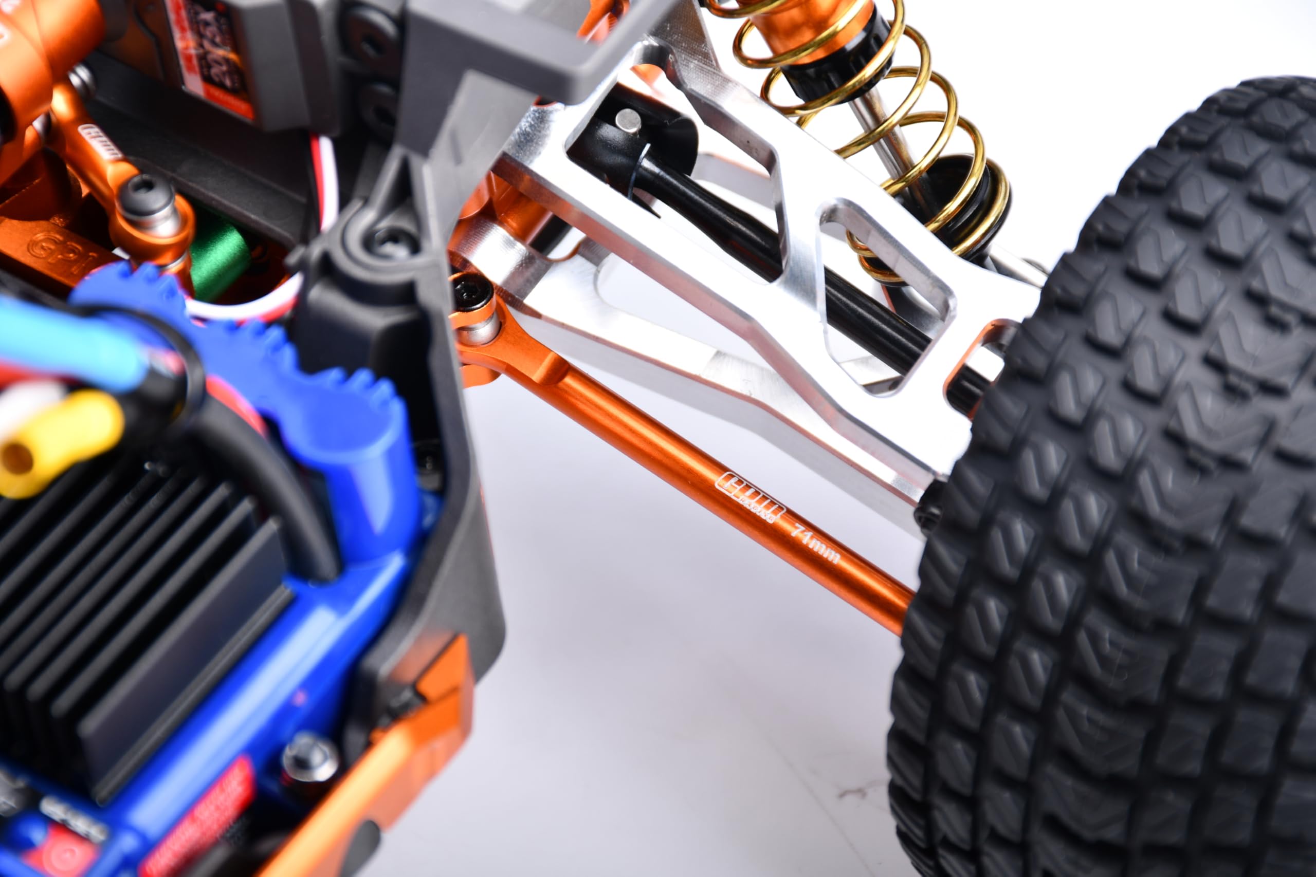 るん X-MAXX Ultimate Steering Rods (Toe links Blue 7075-T6 aluminum
