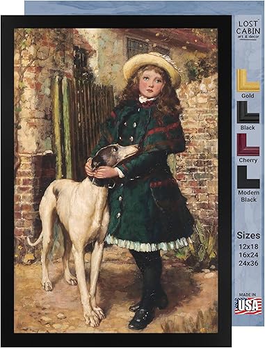 Miniatura 10 de Una & the Lion de Briton Riviere - Póster enmarcado para decoración de pared, pintura de obras de arte finas, pósteres e imágenes, impresiones de