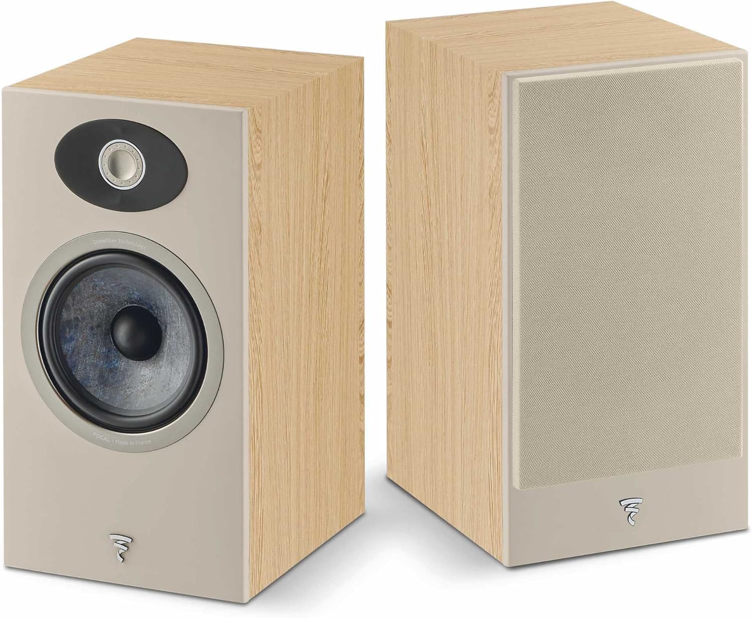 Focal Theva N°1-2-Way Bookshelf Loudspeakers, Pair, Light Wood - FTHEVAN1LW