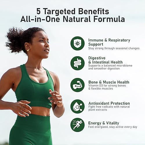 Miniatura 3 de HiWell Aceite de orégano con aceite de semilla negra, cápsulas blandas 4 en 1, apoyo inmunológico y salud digestiva con aceite de semilla negra,