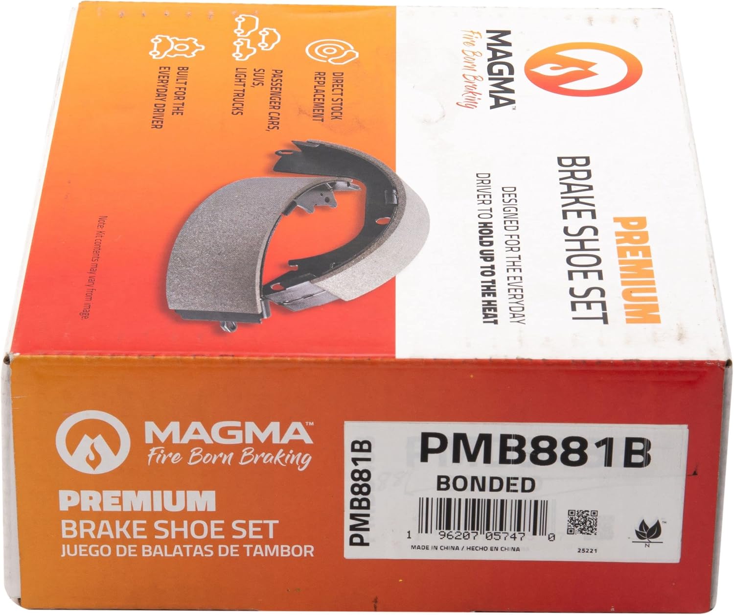 MAGMA Premium PMB881B Brake Shoes