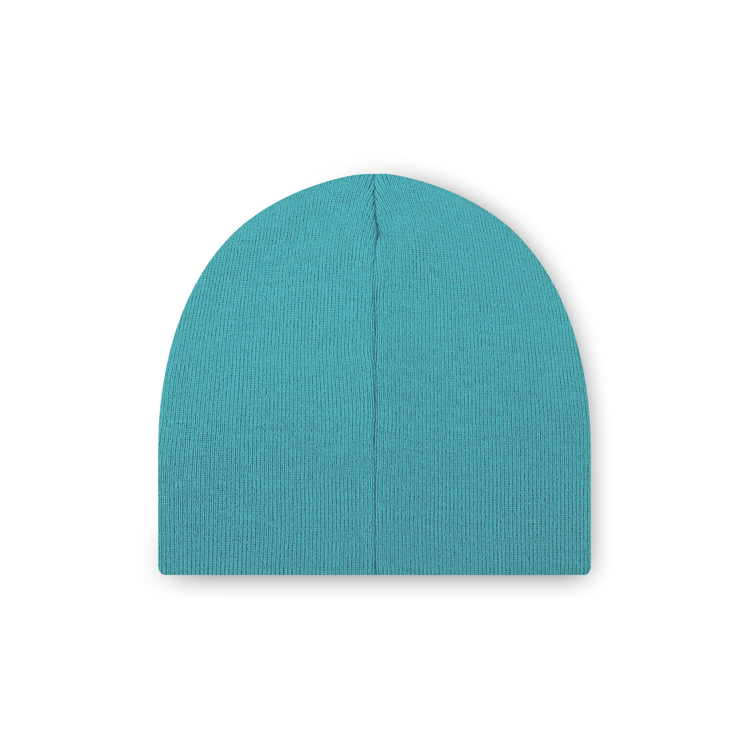 FOCO Men's Miami Dolphins NFL Logo Basic Skull Beanie Hat, Team Color