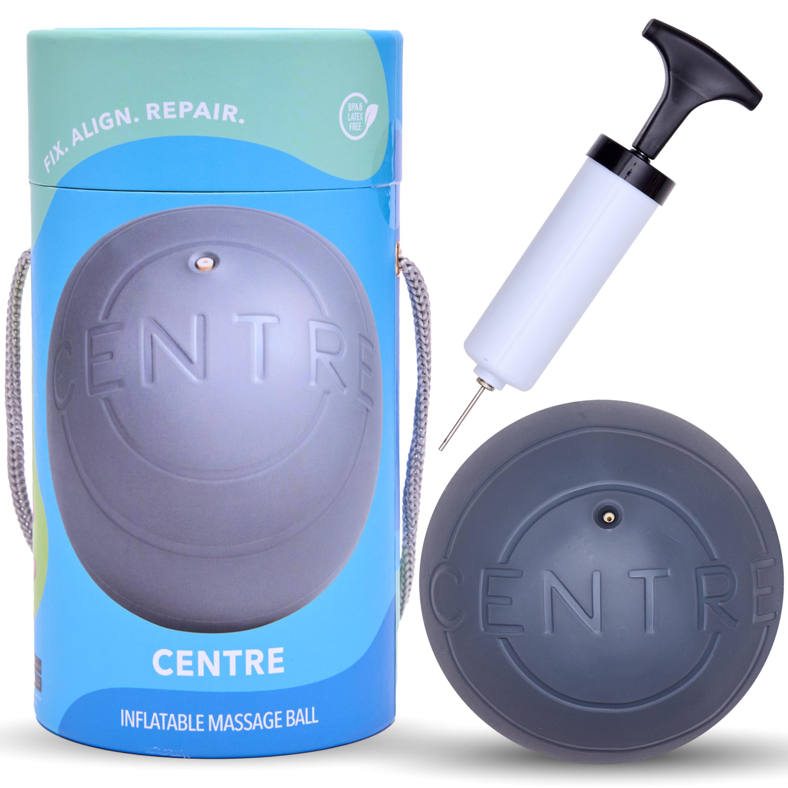 RAD Centre I Soft Belly Roller Massage Ball for Abdominal, Neck, Rotator Cuff and Stomach Self Myofascial Release, Abdominal Massage, Mobility, Recovery