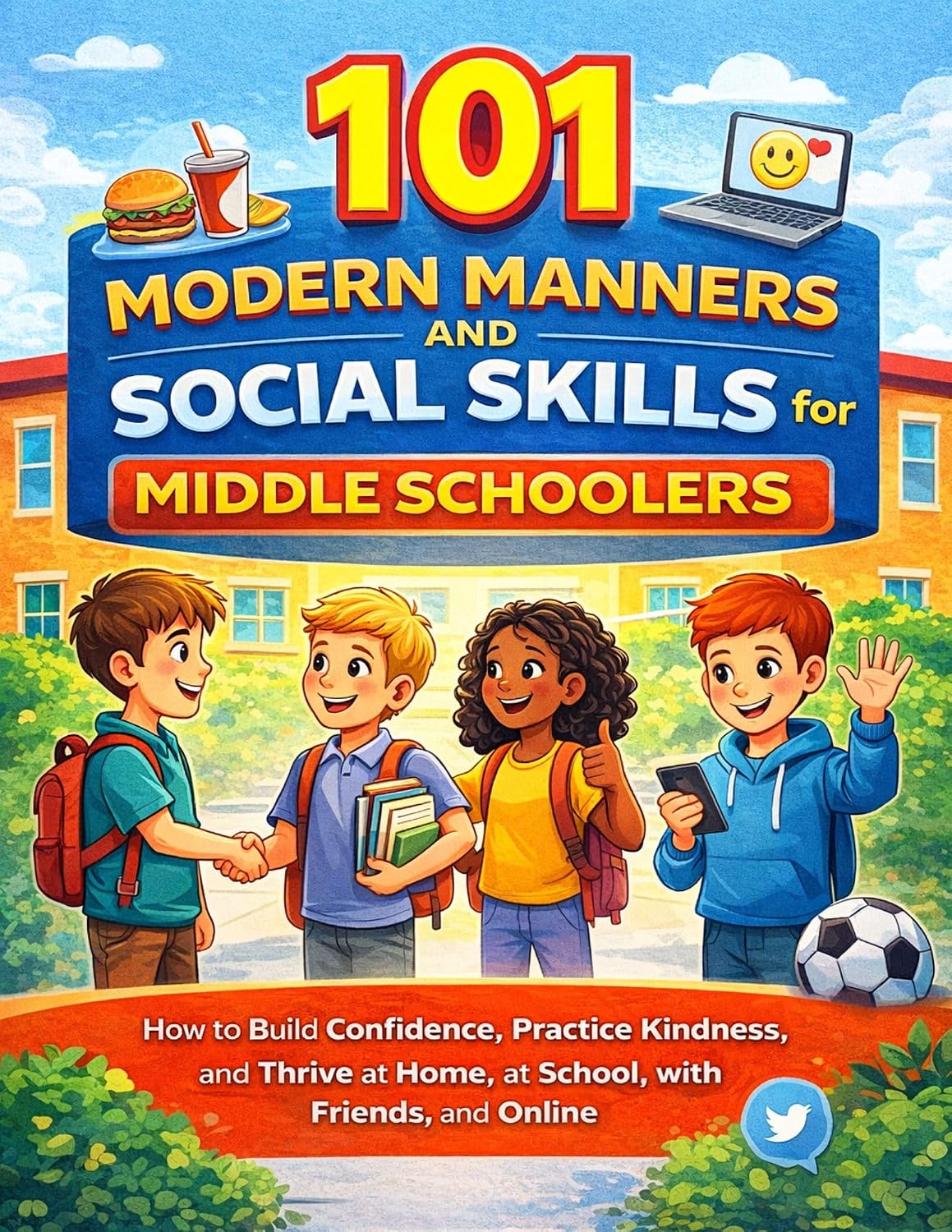 101 Modern Manners and Social Skills for Middle Schoolers : How to Build Confidence, Practice Kindness, and Thrive at Home, at School, with Friends, and Online