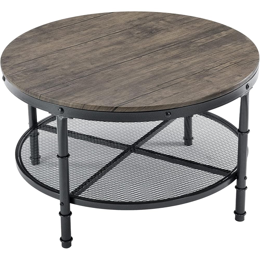 18/mo Finance VINGLI Round Coffee Tables Living Room, 31.5" Round