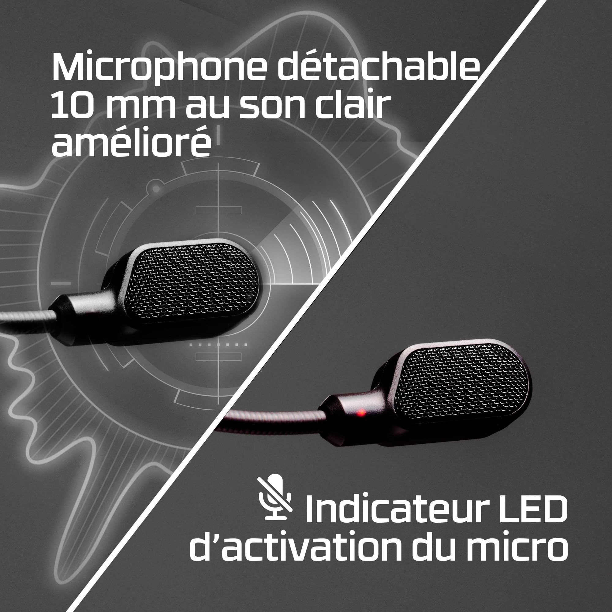 HyperX Cloud III - Casque de Gaming sans fil pour PC, PS5, PS4, jusqu'à 120h de batteries, 2.4GHz Wireless, Mousse à mémoire de forme, 10mm Microphone, Noir