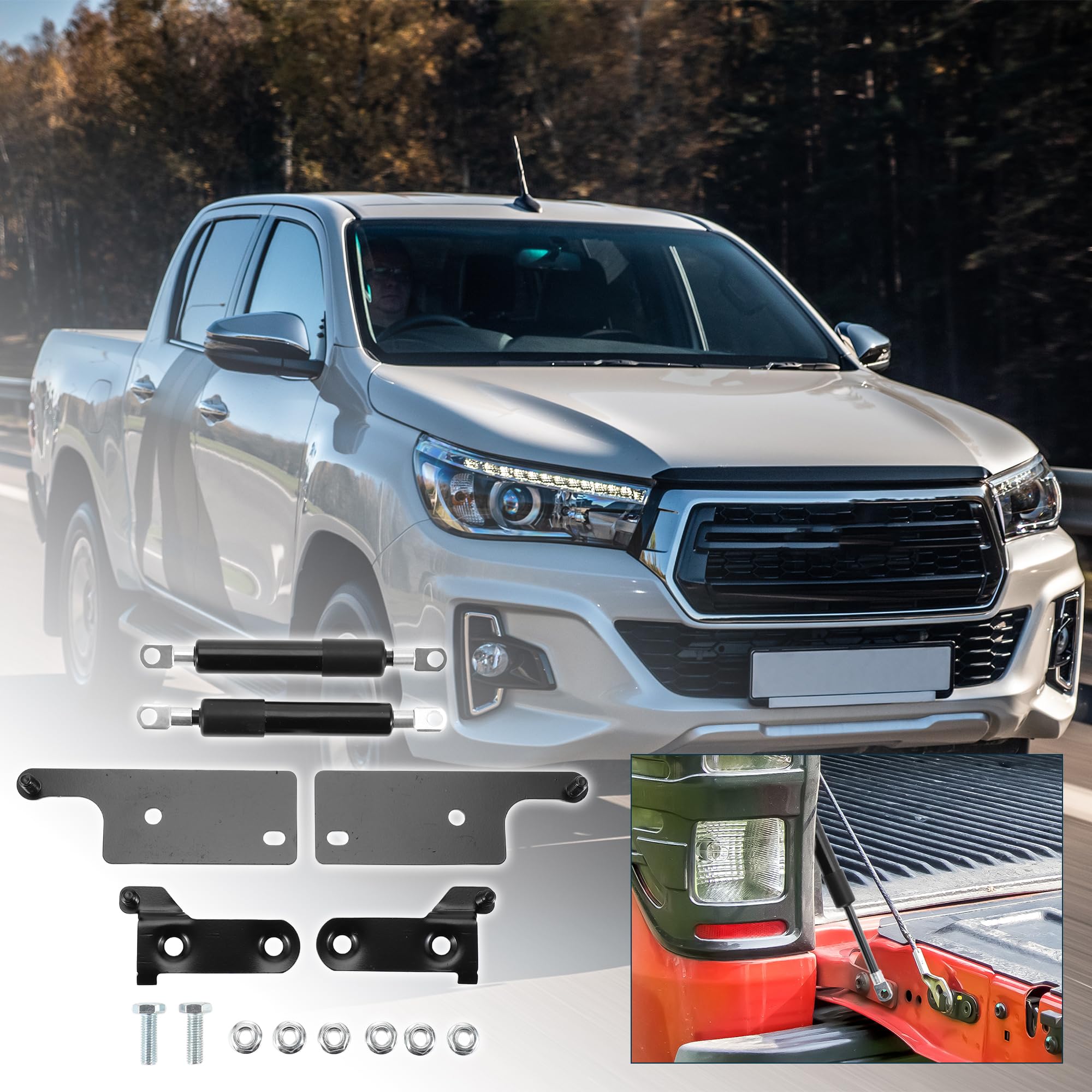 Vérins À Gaz Hayon Pour Toyota Pour Hilux Pour