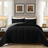 Vista 14 de DOWNCOOL - Juego de edredón de tamaño individual para todas las estaciones con 1 funda de almohada y juego de edredón de plumón alternativo de 2