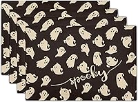 Vista 54 de Giwawa Juego de 4 manteles individuales decorativos de feliz cumpleaños, regalos de pastel de cumpleaños, banderas de colores, globos de confeti