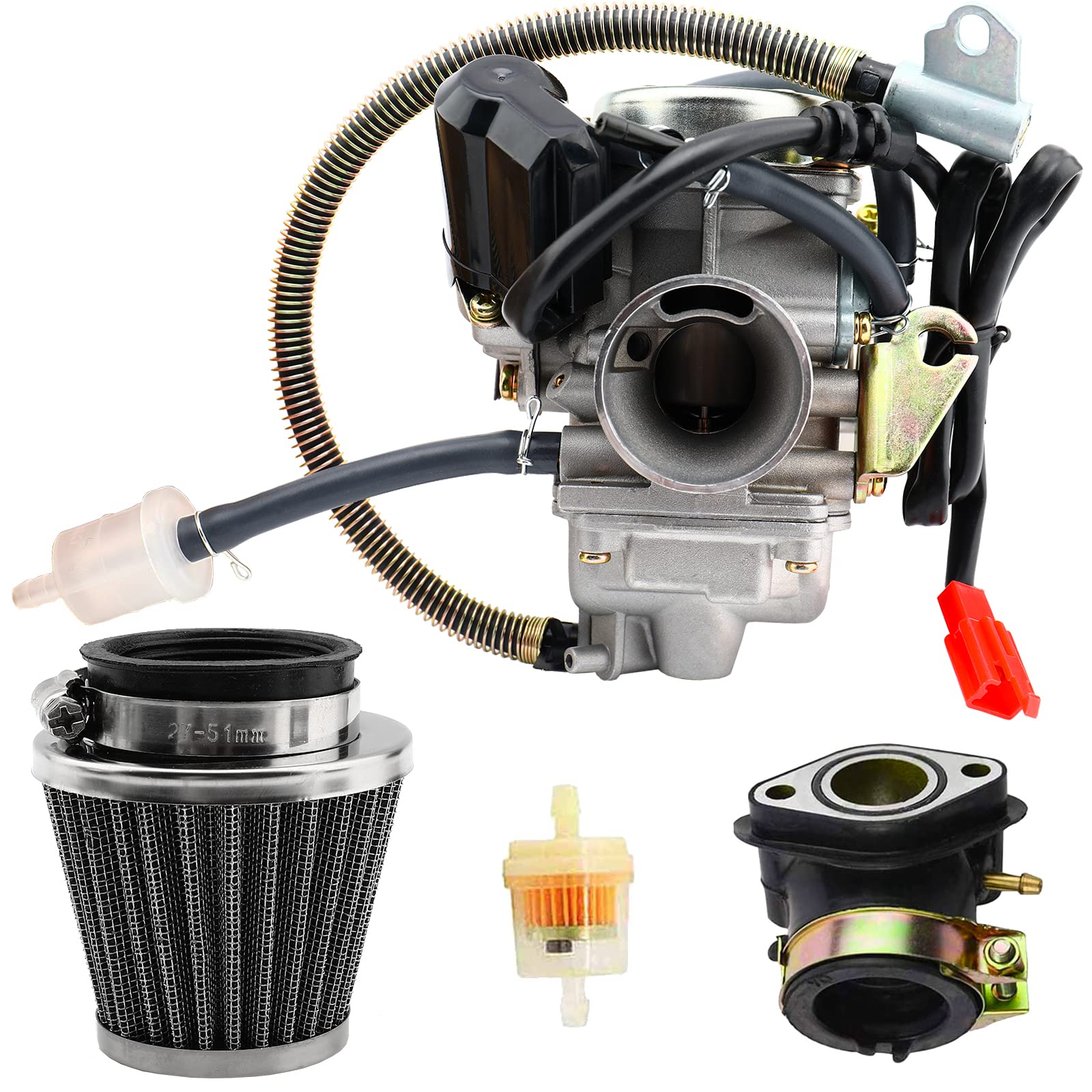 Buy GY6 150cc Carburetor For Carb Scooter Go Kart Howhit and 150cc