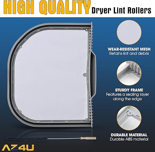 Miniatura 6 de Trampa de pantalla de filtro de pelusa para secadora que reemplaza para LG DLEX5101V DLEX5170W DLEX5680W DLEX7600WE DLEX5780VE DLEX7600KE DLEX5101W