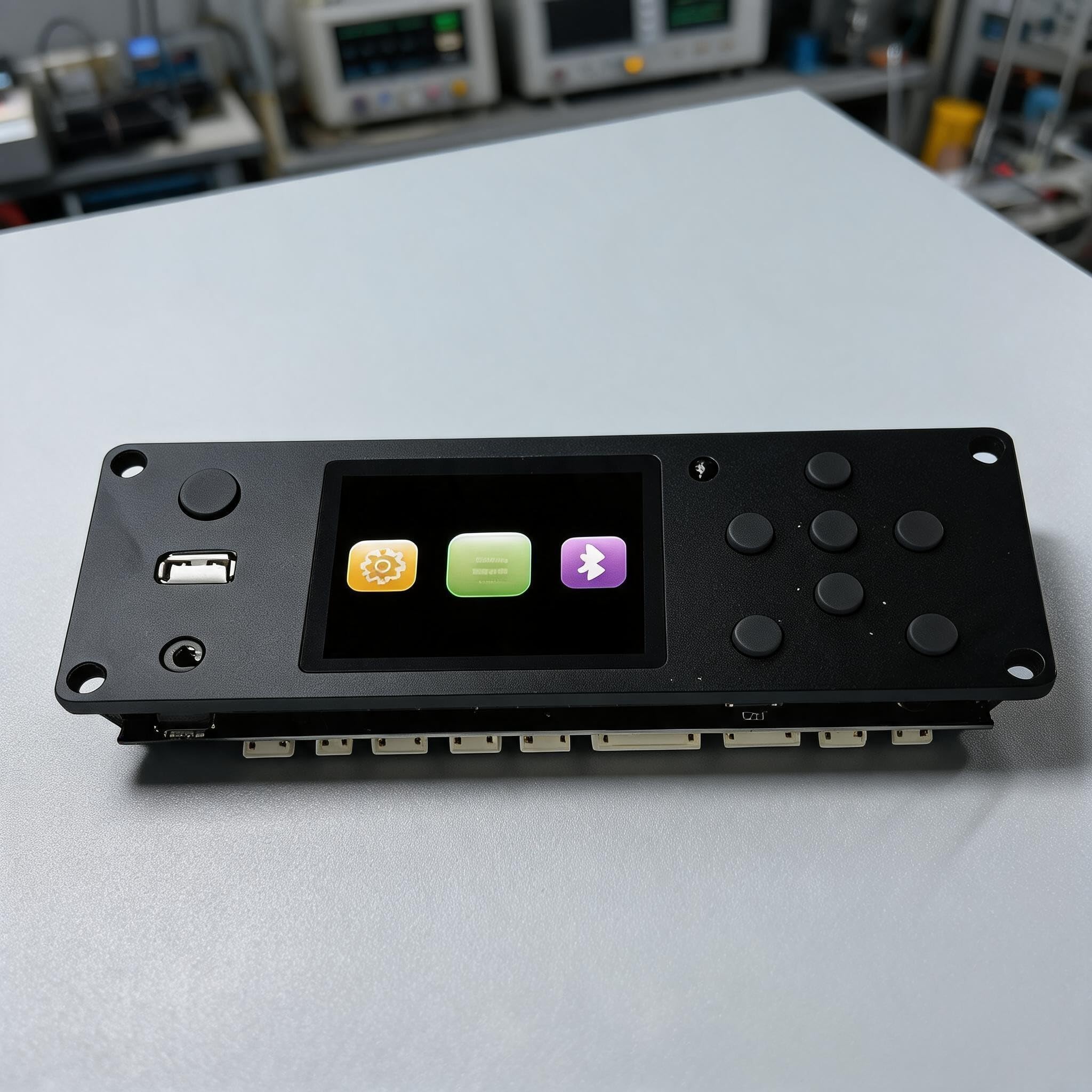 Carte décodeur audio sans fil 2,8" TFT BT5.3 (argent)
