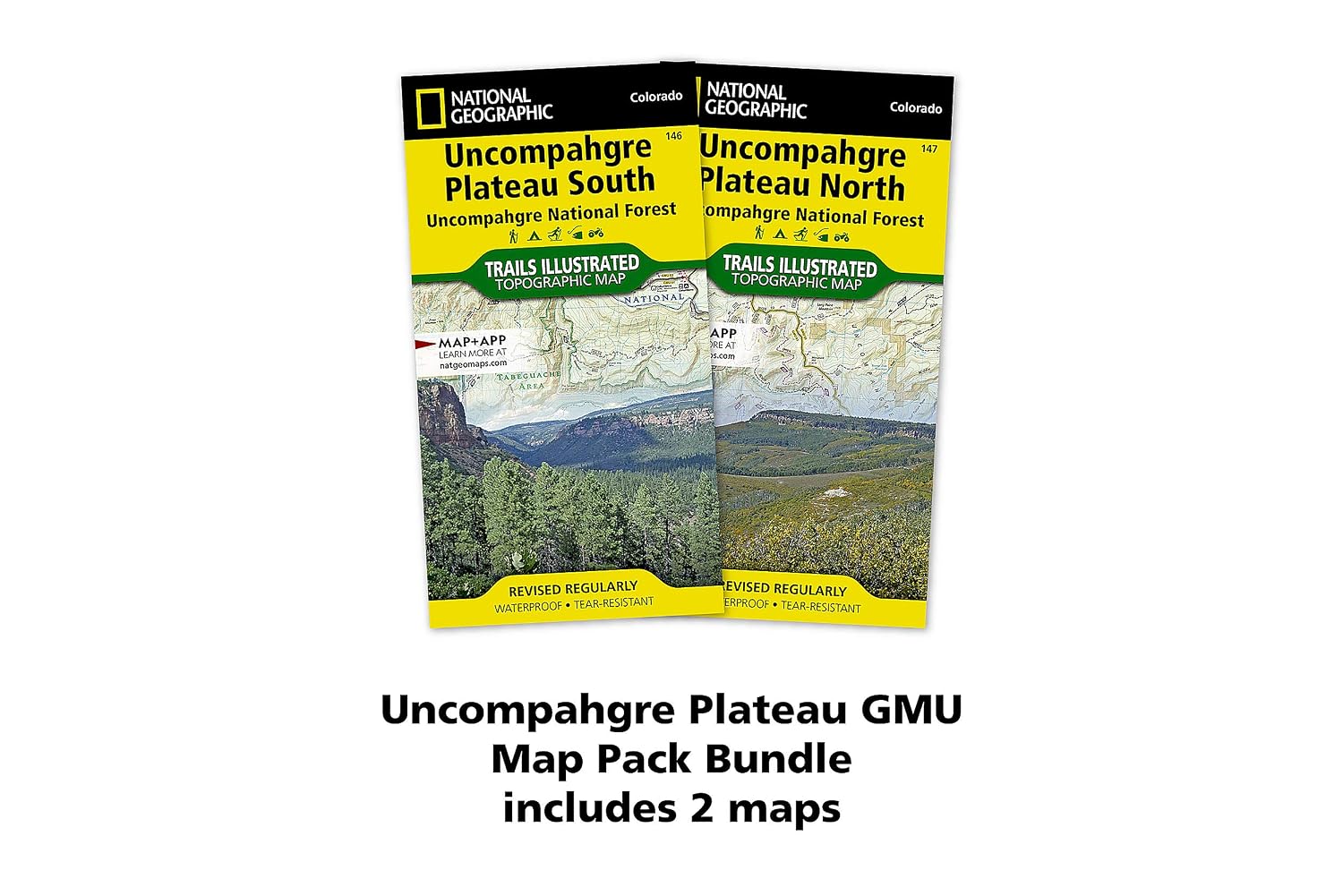 Uncompahgre Plateau GMU [Map Pack Bundle] (National Geographic Trails Illustrated Map)