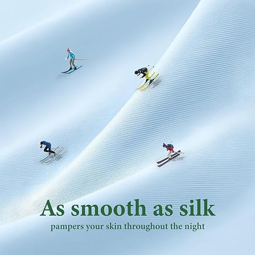 Miniatura 7 de TEXARTIST Edredón refrescante tamaño Queen, manta refrescante para durmientes acalorados, manta fría de verano, ligera y transpirable, suave edredón