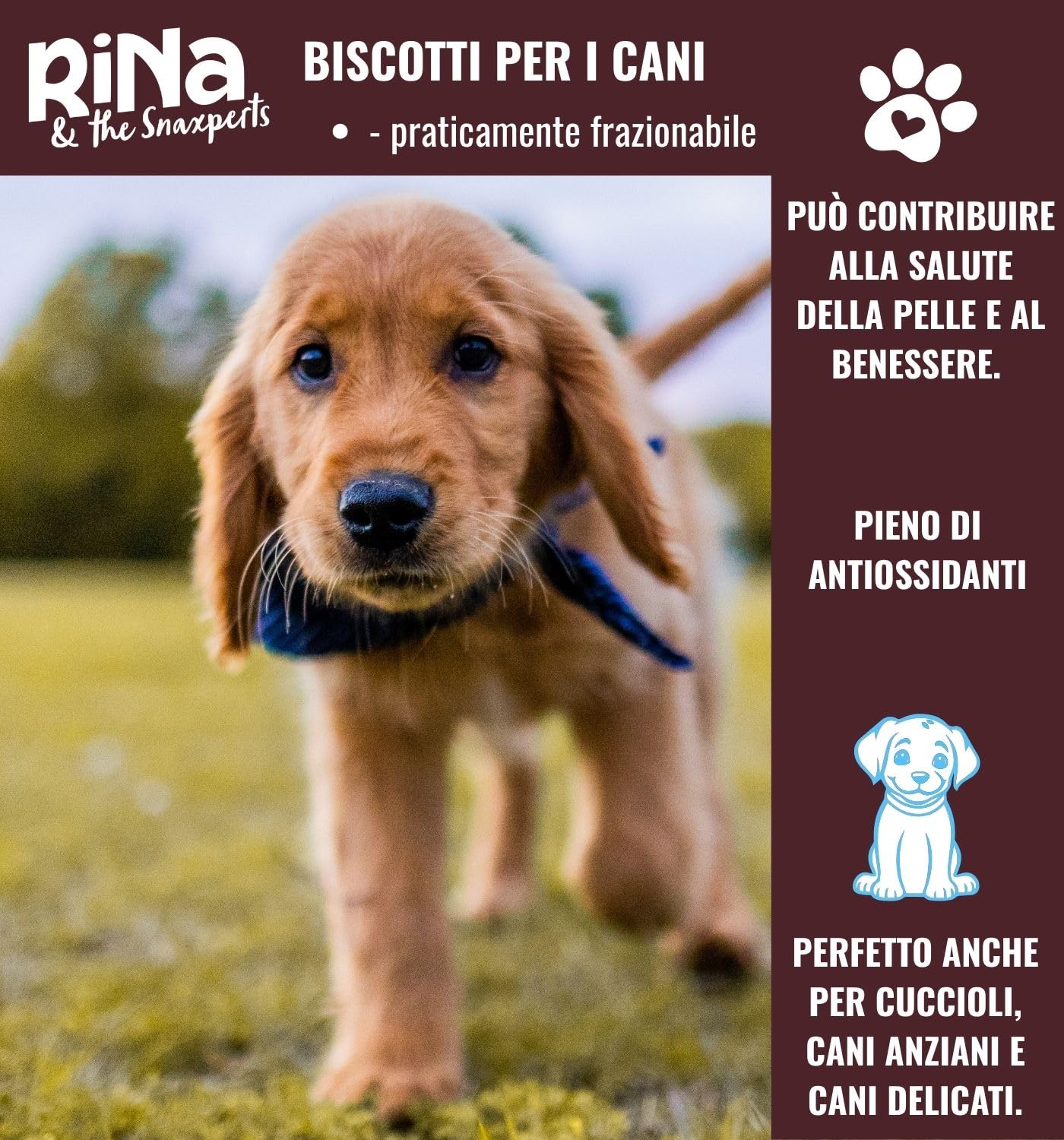 RiNa Beefy Boost snack morbidi per cani manzo, carota, trippa 3 x 300 g