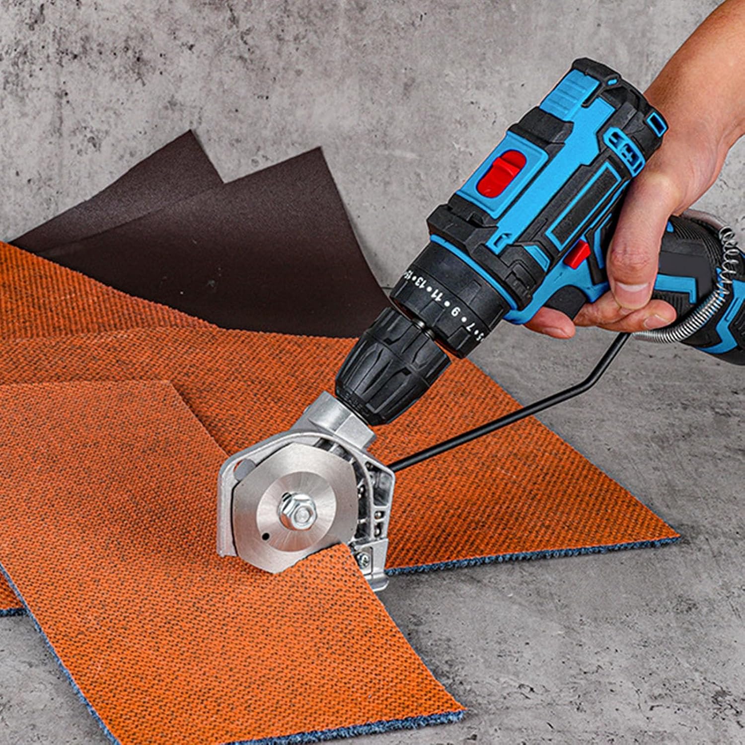 Electric Drill Shears Attachment, Stainless Steel Multifunctional DIY Sheet Metal Cutter Drill Attachment