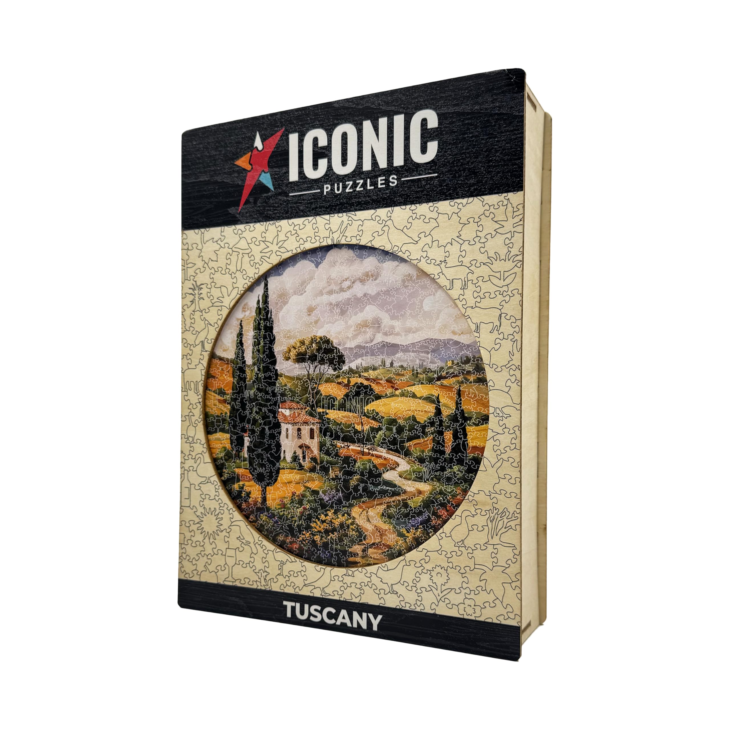 Iconic Puzzles - Tuscany, Italy, 100% sustainable wooden puzzle, Gifts for Children and Adults size S, 200 Pieces - Image 4