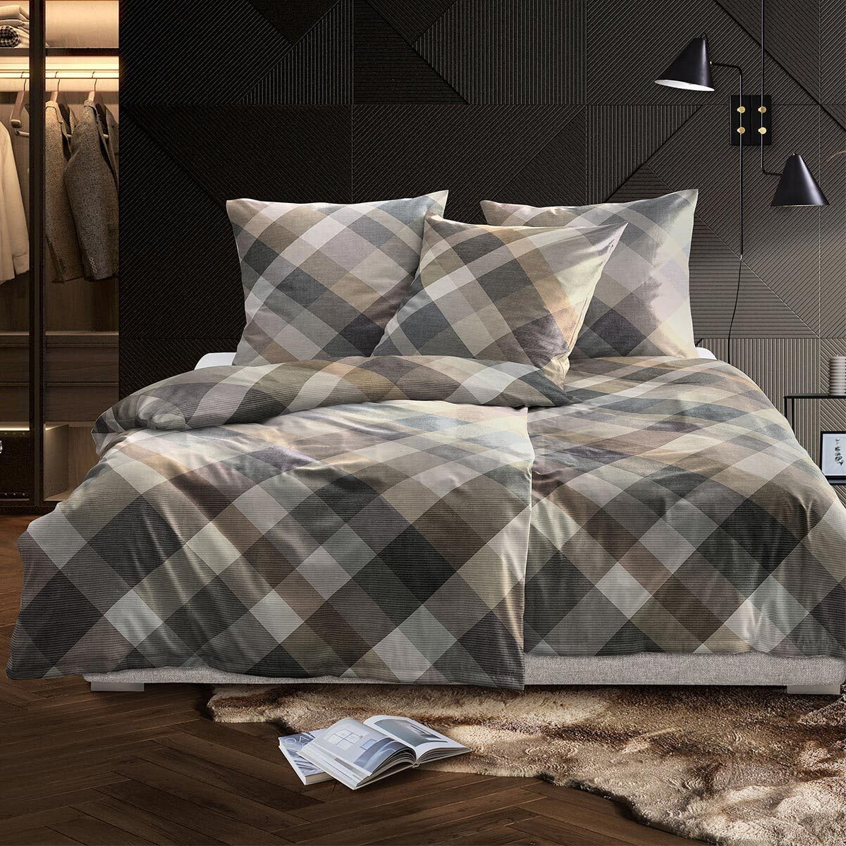 Irisette Flausch-Cotton Bettwäsche Zobel 8631 Natur