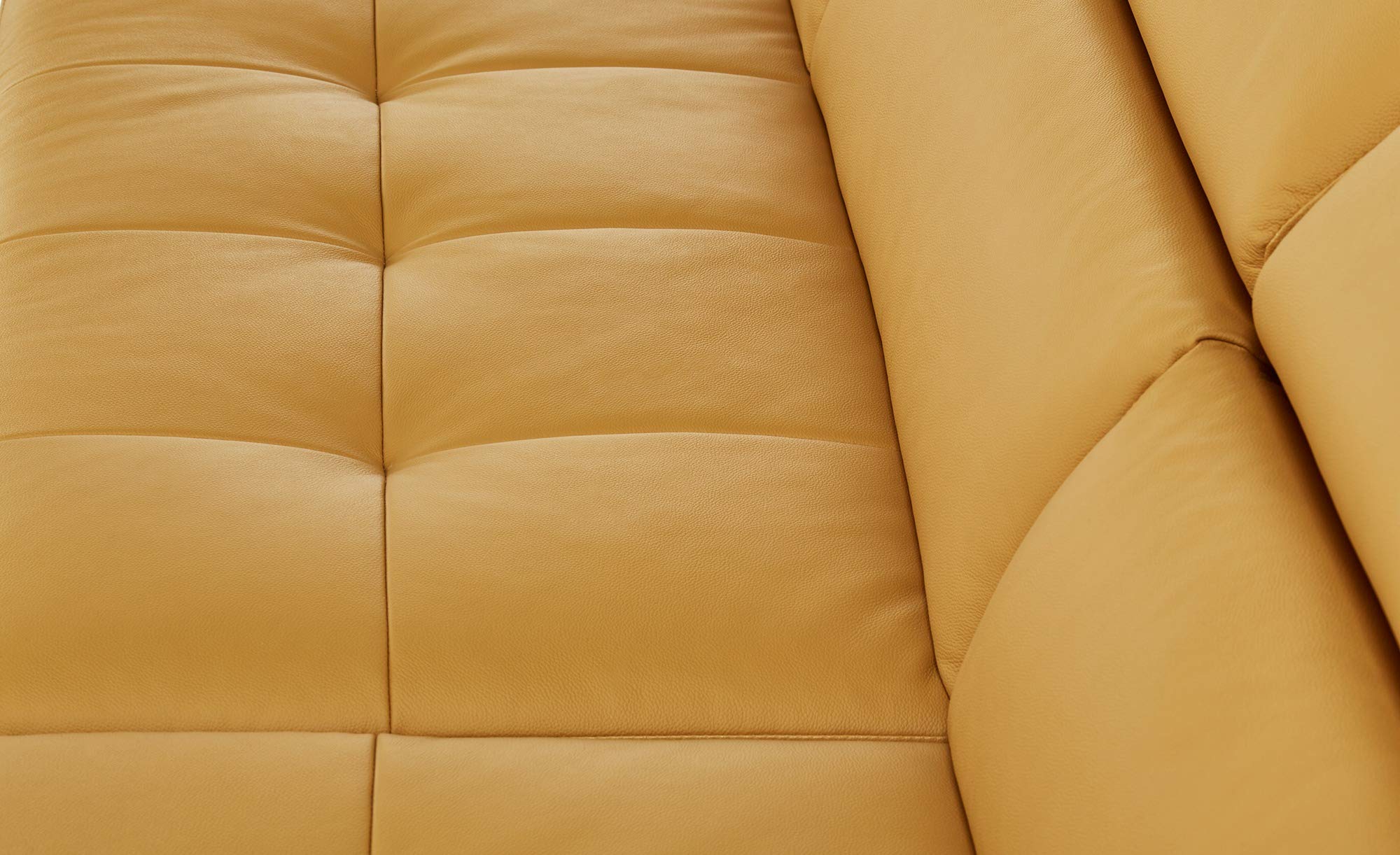 INLENDISH Fireferry lshape 5 Seater Leatherette Sofa Set (RHS) | Comfortable Living Room | Luxurious Sofa - (Light Brown) 3