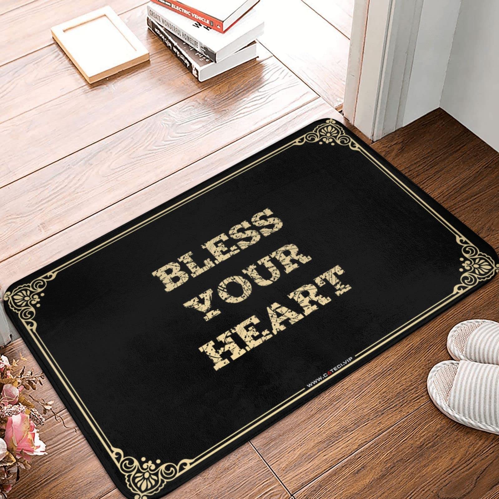 Tapis de bienvenue extérieur anti-saleté 65x90 cm pour protéger vos sols intérieurs
