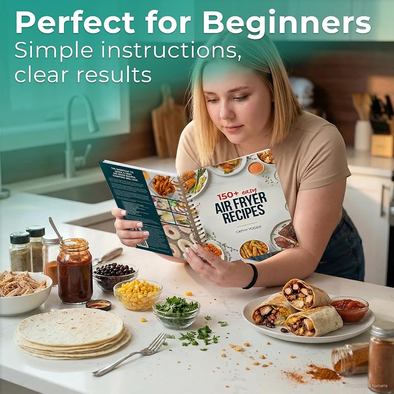 Cathy Yoder's Air Fryer Cookbook: Air Fryer Cookbook for Beginners to Advanced, 150+ Easy, Delicious, Healthy Air Fryer Recipes Cookbook, Cooking Effortless AirFryer Meals with Pictures Cook Book image 5