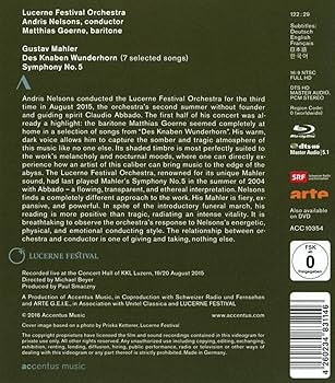 その他 Gustav Mahler Celebration [DVD] wgteh8f Amazon.co.jp: GUSTAV MAHLER : WUNDERHORN LIEDER SYMPHONY NO