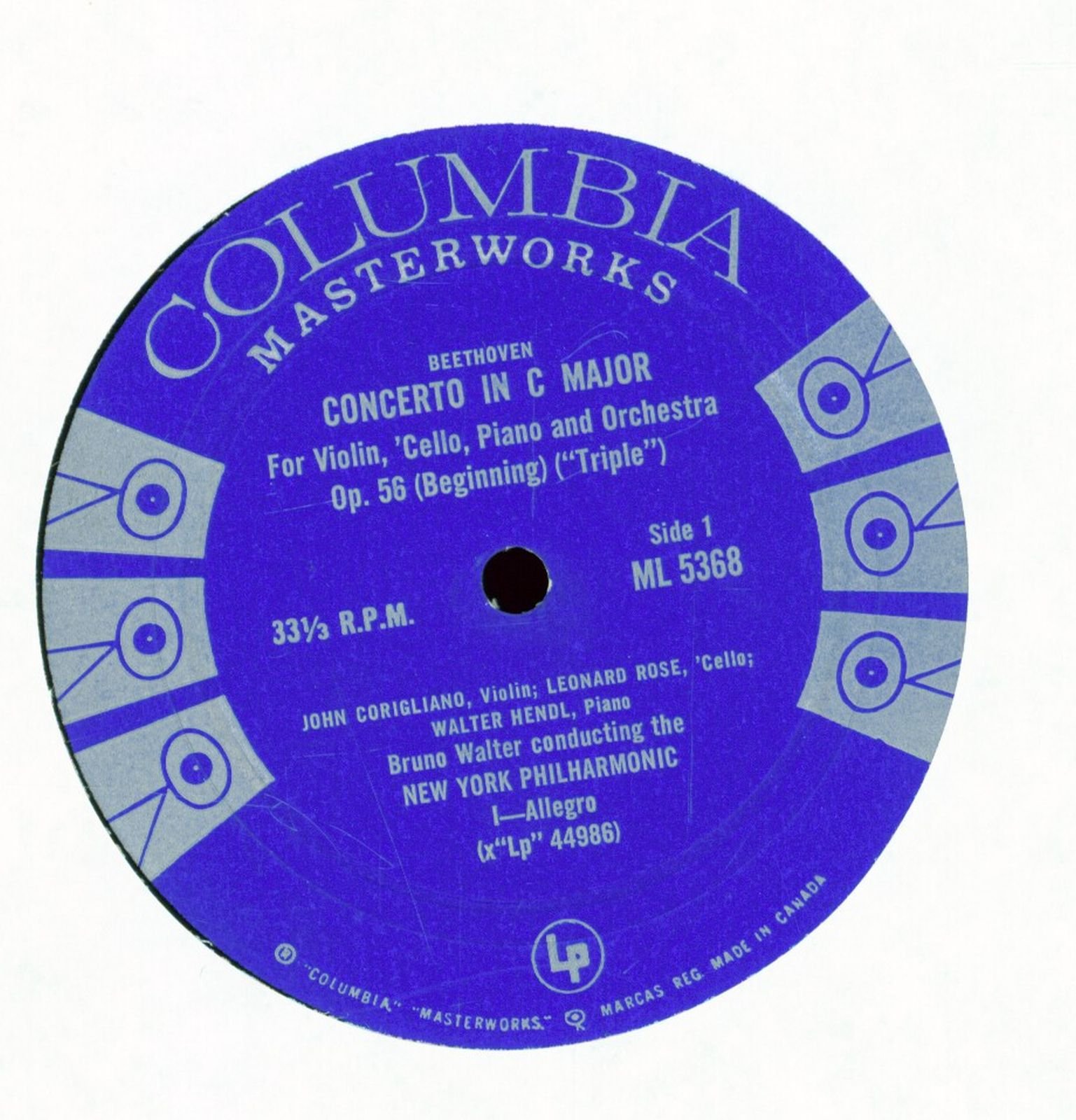 Beethoven: Triple Concerto in C Major / Leonore Overture No.3