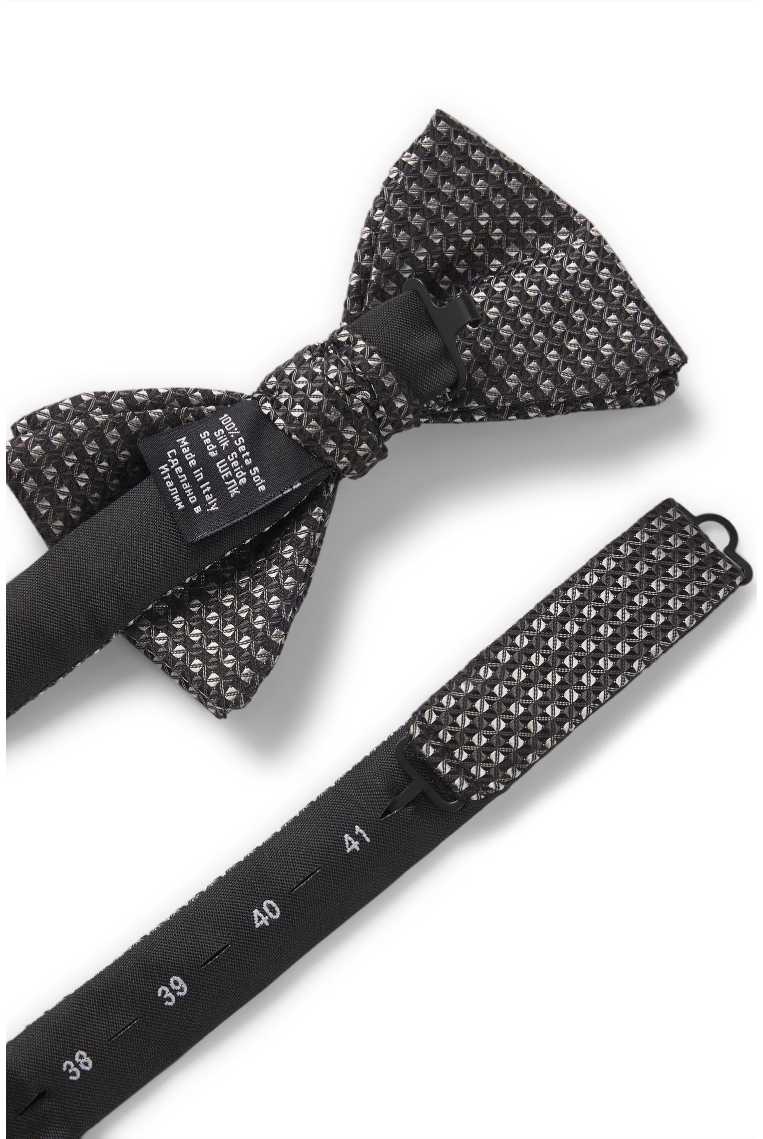 HUGO Seidenfliege Mit Jacquard-muster