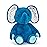 B. toys - Baby Elephant Stuffed Animal - 12-Inch Soft Plush Toy with Machine Washable Blue Fabric - Cuddly Companion with Patterned Ears for Bedtime, Playtime & Travel - Safe for Infants & Toddlers