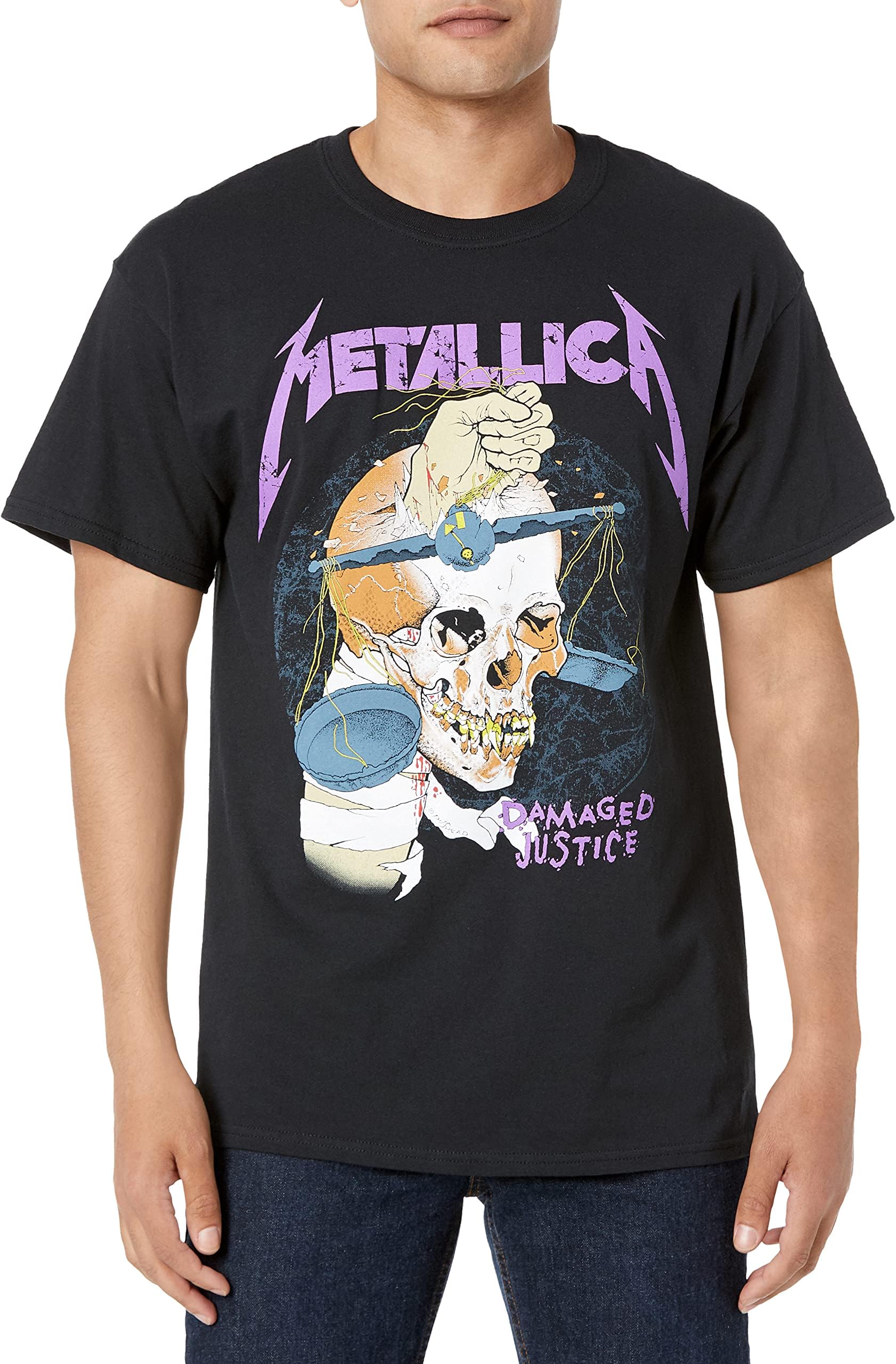 mens Metallica Harvester of Sorrow T-shirt T Shirt, Black, Large US
