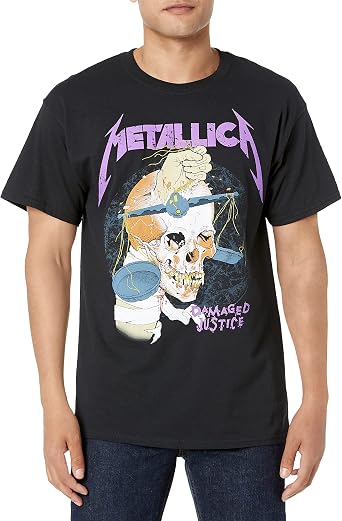 Metallica unisex adult Mt-50040188-sm T Shirt, Black, Small US