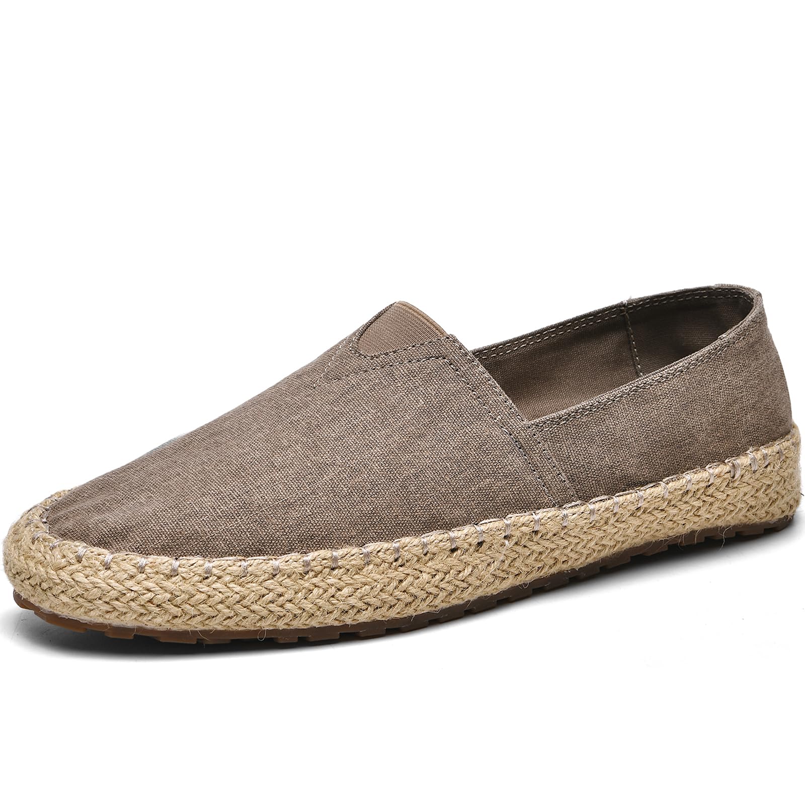 CASMAG Men's Fashion Casual Canvas Espadrille Slip-on Shoes Loafers