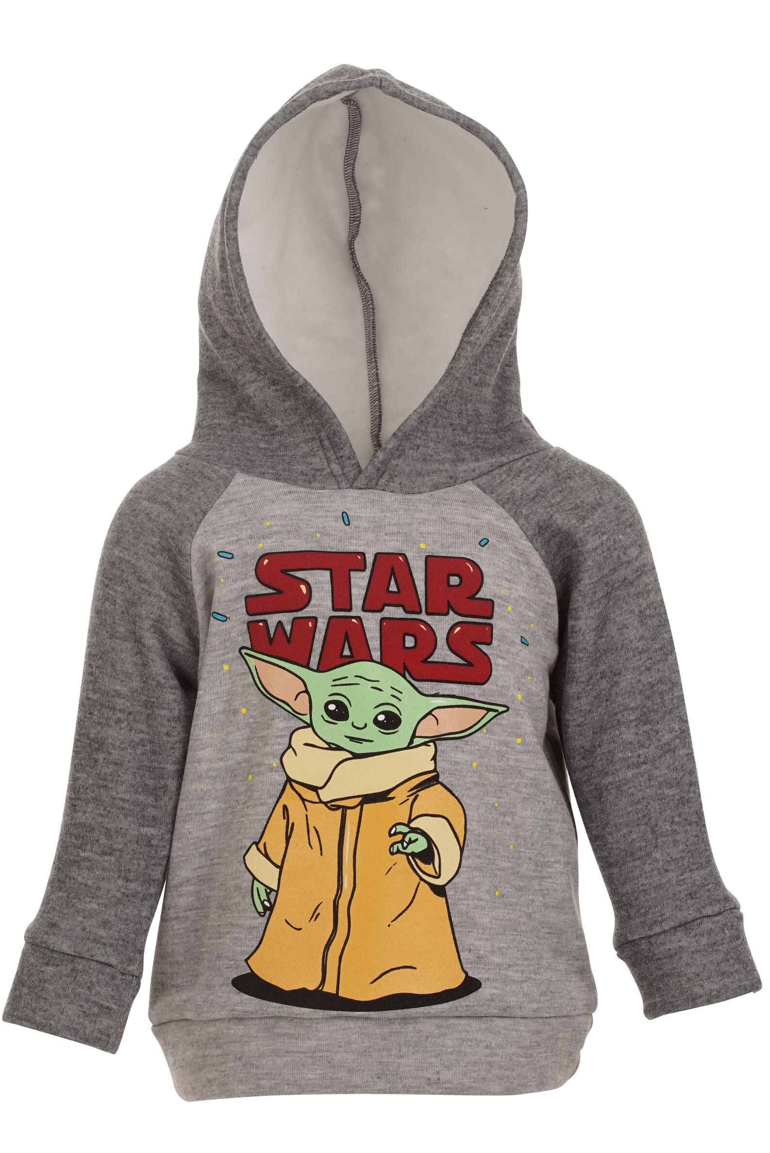 STAR WARS The Mandalorian Baby Yoda Little Boys Fleece Hoodie & Pants Gray 7-8