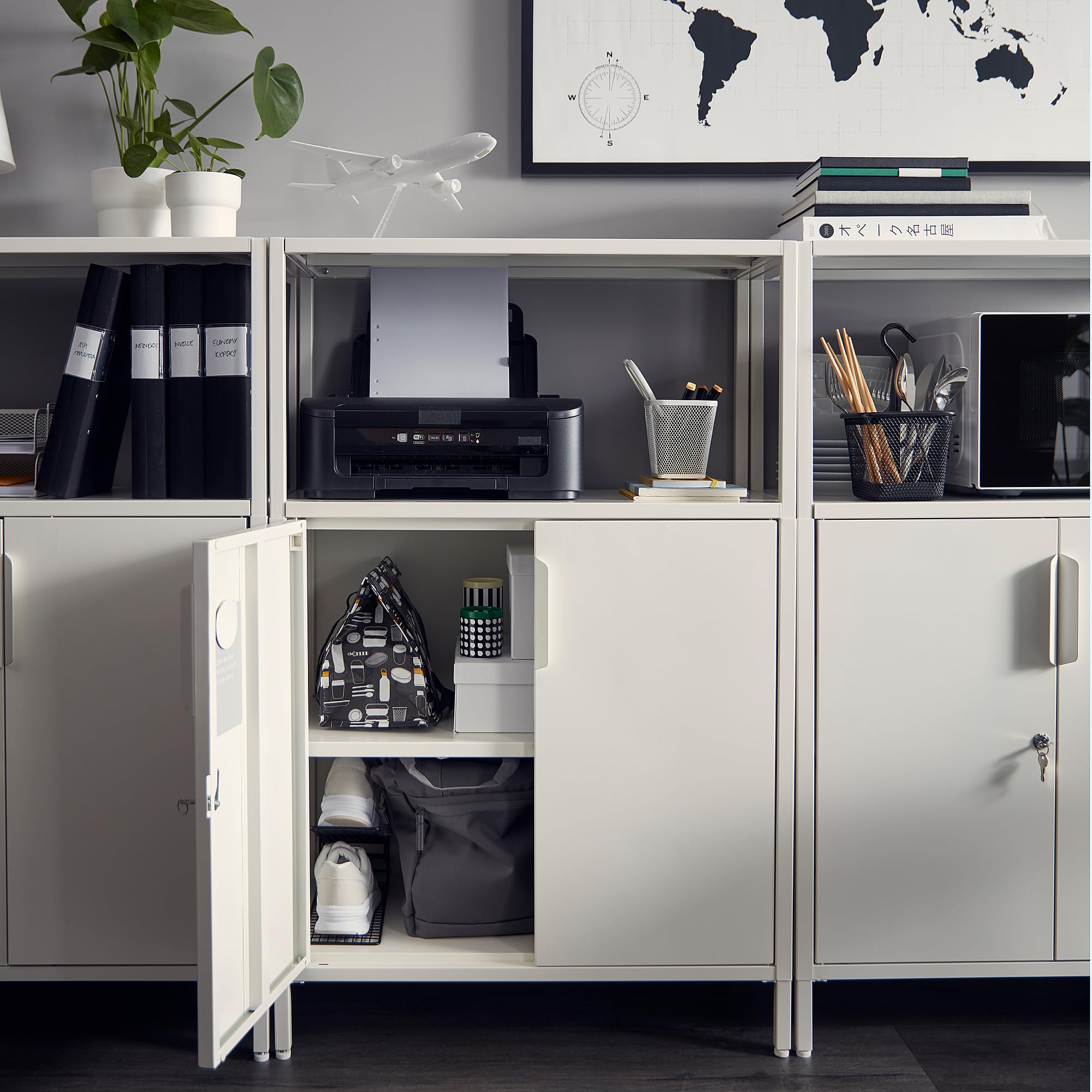 IKEA Trotten Armoire avec portes, 70 x 35 x 110 cm, blanc
