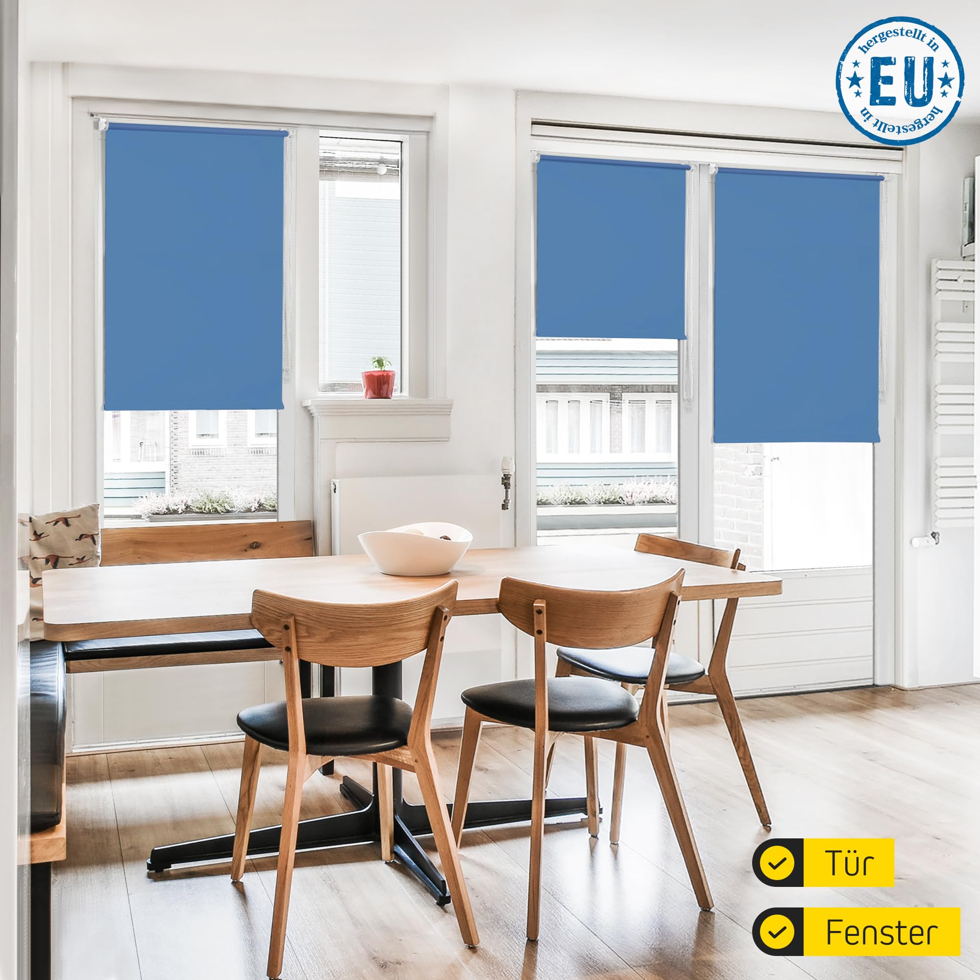 Store Enrouleur Translucide Premium Avec Finitions En Aluminium Pour Fenêtres Et Portes Gris Escuro 60x180 Cm