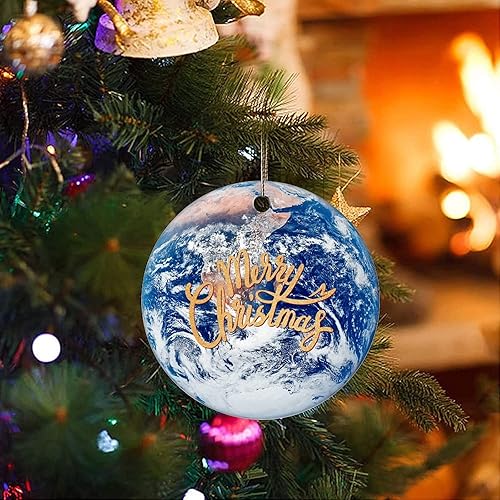 Miniatura 3 de Adornos para árbol de Navidad, Universo y planetas, adorno de Navidad, adorno de recuerdo, decoración del hogar, colgantes colgantes de estrellas,