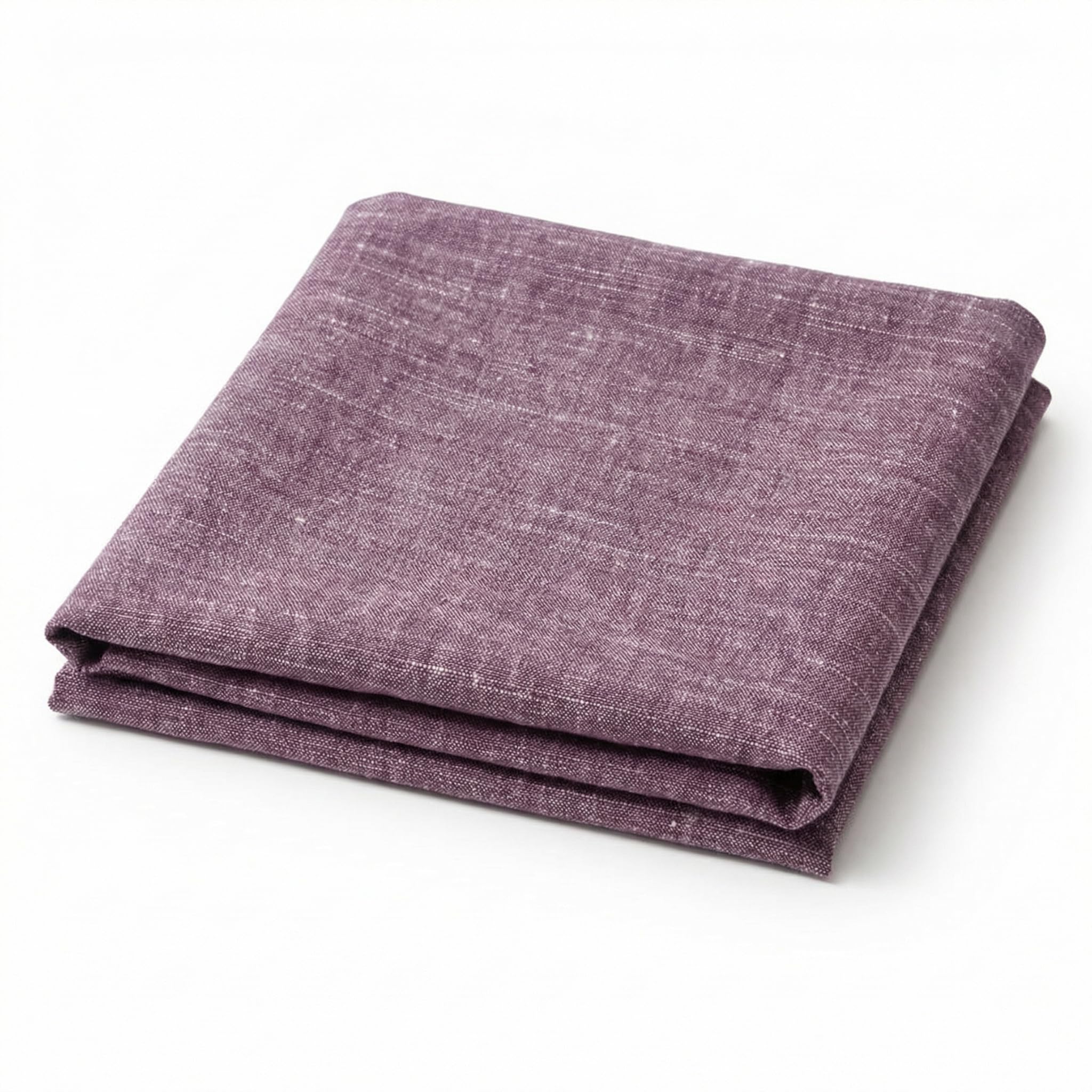 Khadi Cotton Fabric (3.5 Meter, 34-inch Width Purple)| Unstitched Fabric for Kurta, Salwar, Shirt & Kurti | Lightweight & Breathable Summer Material for Men & Women