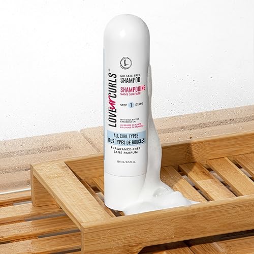 Miniatura 2 de Love Ur Curls LUS Brands - Champú sin fragancia para cabello rizado ondulado rizado enrollado 85 onzas champú suave sin sulfato hidratante sin