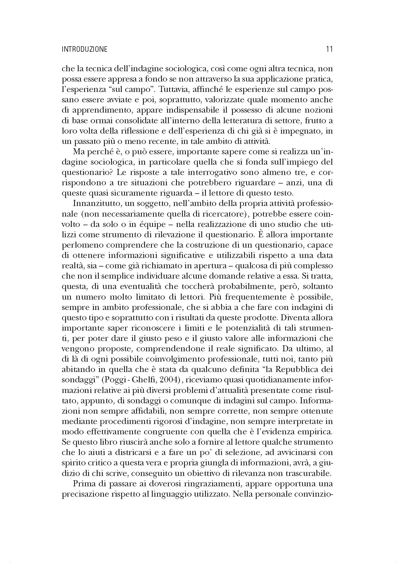Fare domande e ottenere risposte. Il questionario nella ricerca sociale